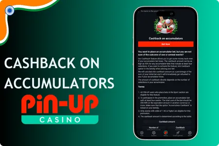 pin up Cashback on accumulators